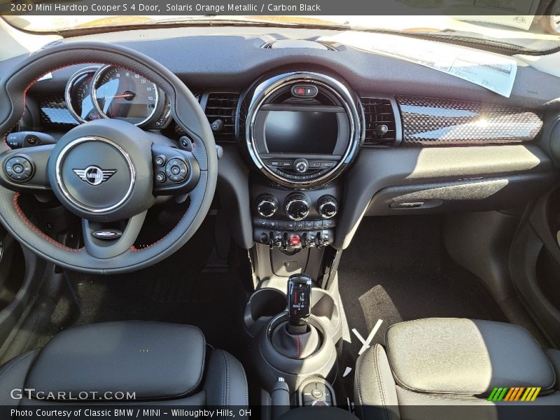 Solaris Orange Metallic / Carbon Black 2020 Mini Hardtop Cooper S 4 Door