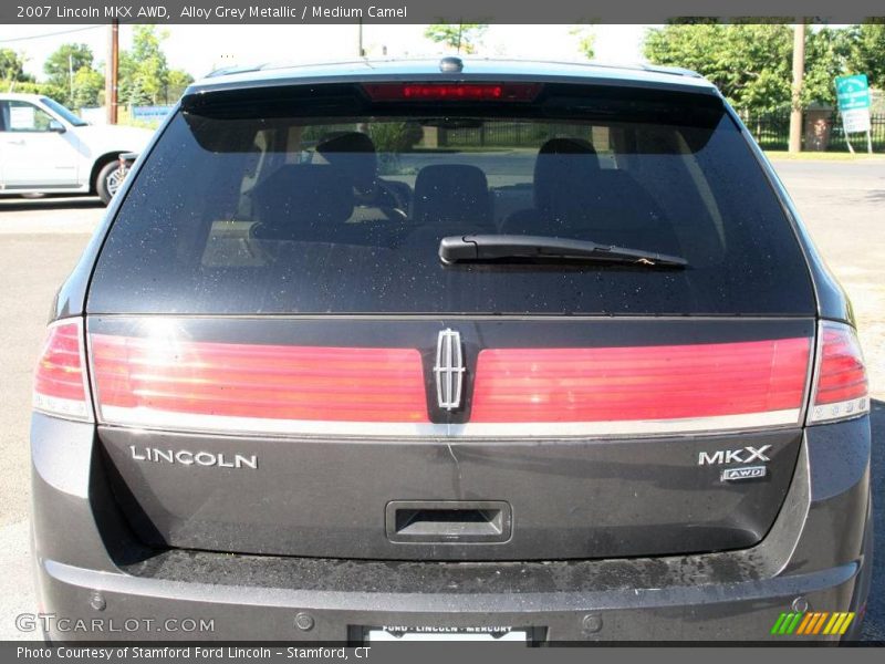 Alloy Grey Metallic / Medium Camel 2007 Lincoln MKX AWD