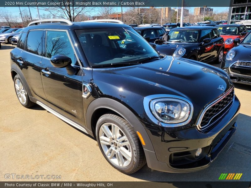 Midnight Black Metallic / Carbon Black 2020 Mini Countryman Cooper S All4