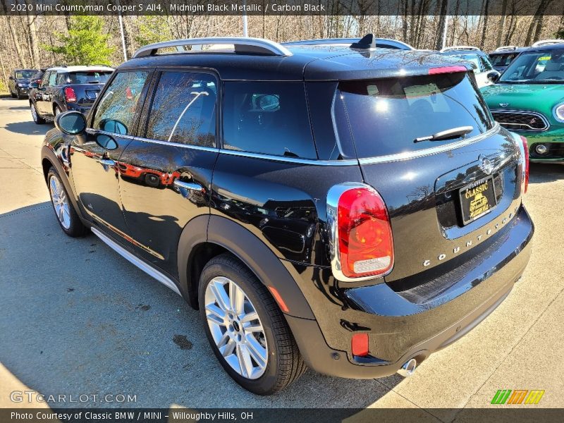 Midnight Black Metallic / Carbon Black 2020 Mini Countryman Cooper S All4