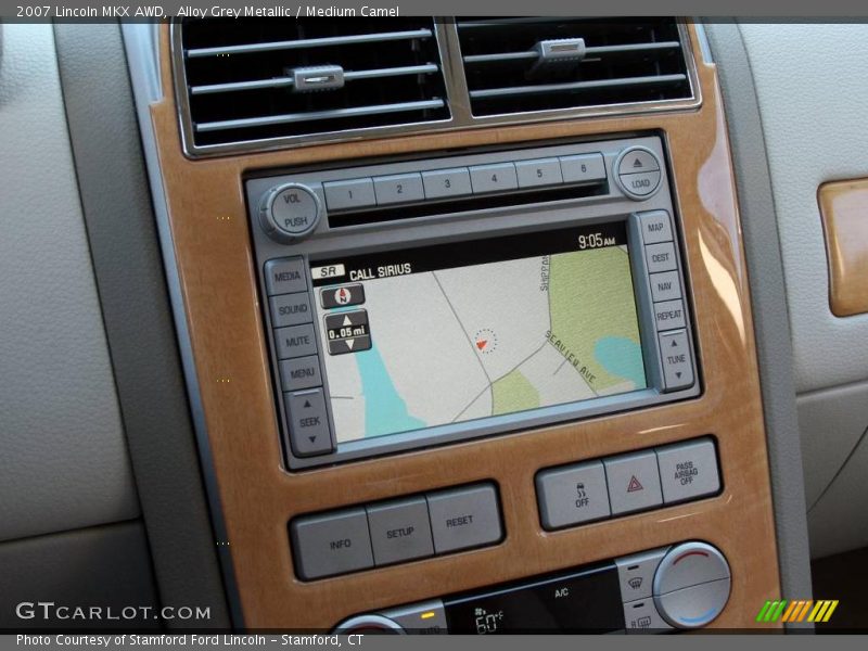 Alloy Grey Metallic / Medium Camel 2007 Lincoln MKX AWD