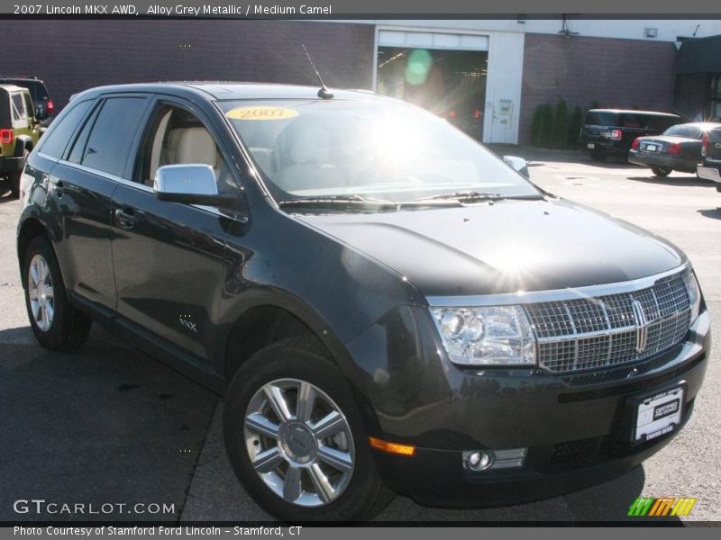 Alloy Grey Metallic / Medium Camel 2007 Lincoln MKX AWD