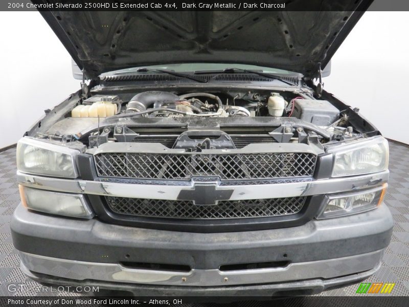 Dark Gray Metallic / Dark Charcoal 2004 Chevrolet Silverado 2500HD LS Extended Cab 4x4