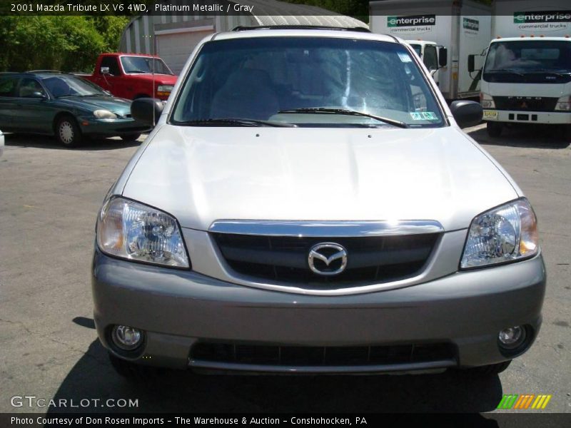 Platinum Metallic / Gray 2001 Mazda Tribute LX V6 4WD