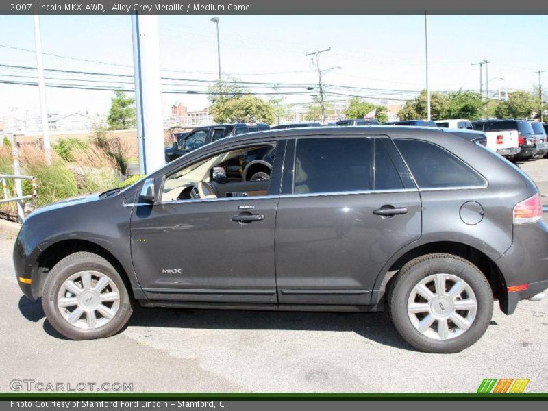 Alloy Grey Metallic / Medium Camel 2007 Lincoln MKX AWD