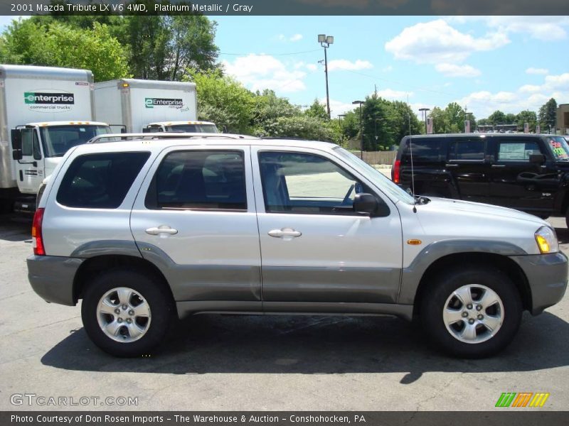 Platinum Metallic / Gray 2001 Mazda Tribute LX V6 4WD