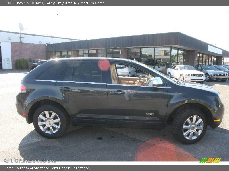 Alloy Grey Metallic / Medium Camel 2007 Lincoln MKX AWD