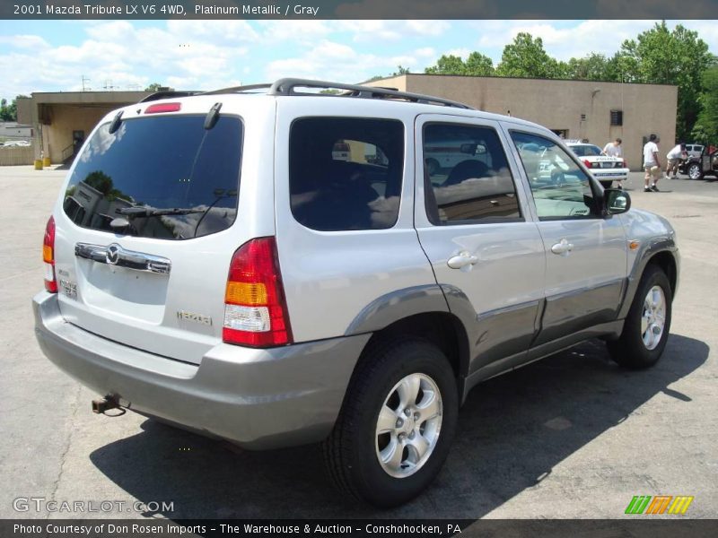 Platinum Metallic / Gray 2001 Mazda Tribute LX V6 4WD