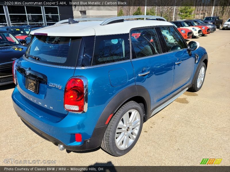 Island Blue Metallic / Carbon Black 2020 Mini Countryman Cooper S All4