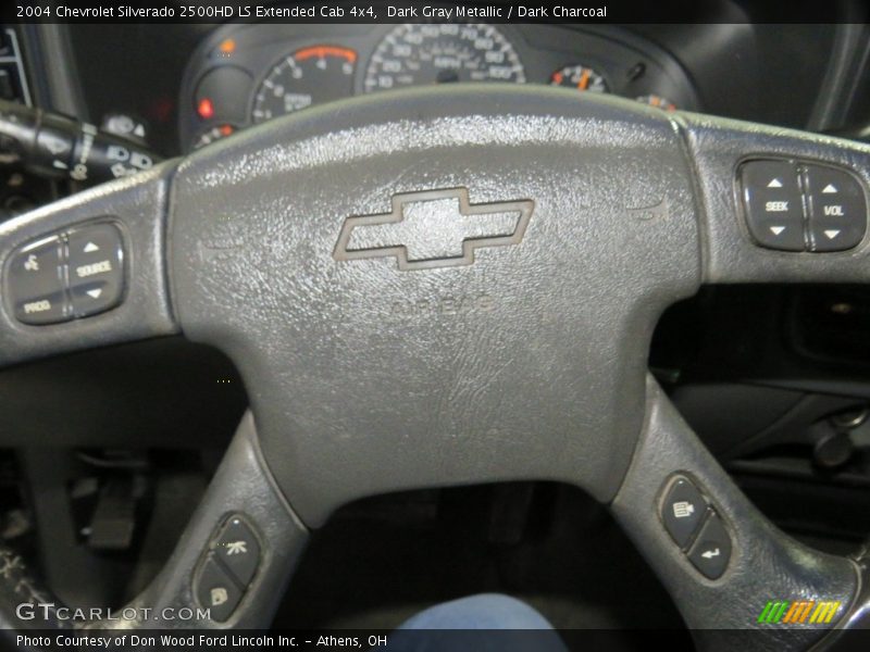 Dark Gray Metallic / Dark Charcoal 2004 Chevrolet Silverado 2500HD LS Extended Cab 4x4
