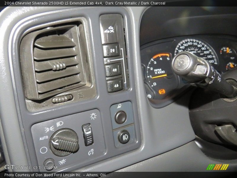 Dark Gray Metallic / Dark Charcoal 2004 Chevrolet Silverado 2500HD LS Extended Cab 4x4