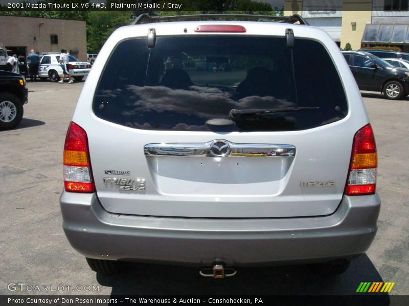 Platinum Metallic / Gray 2001 Mazda Tribute LX V6 4WD