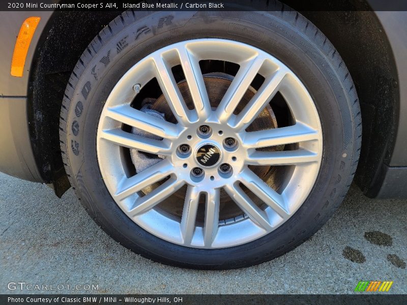 Island Blue Metallic / Carbon Black 2020 Mini Countryman Cooper S All4
