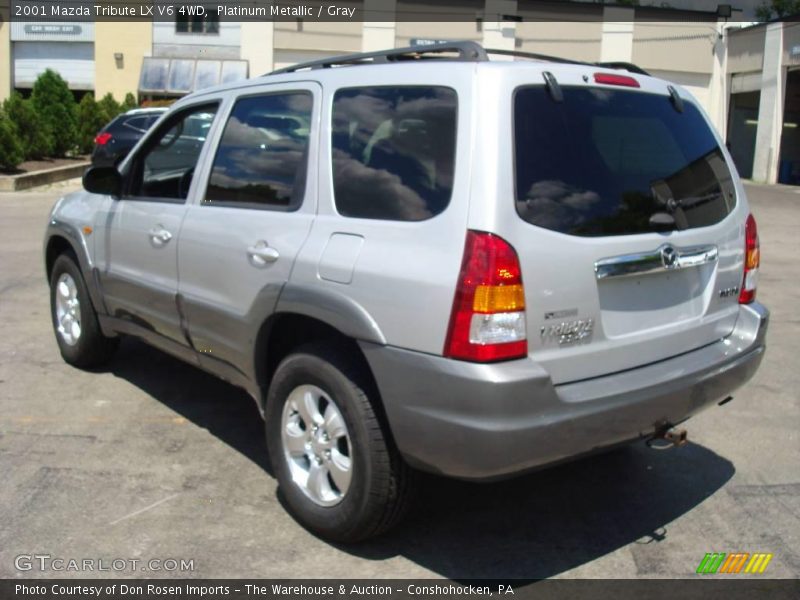 Platinum Metallic / Gray 2001 Mazda Tribute LX V6 4WD