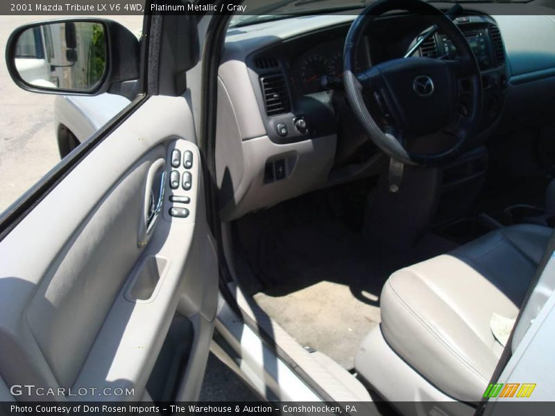Platinum Metallic / Gray 2001 Mazda Tribute LX V6 4WD