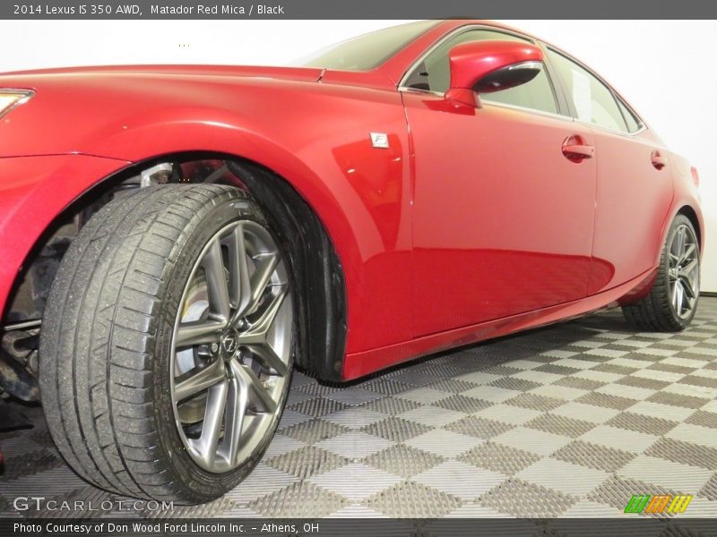 Matador Red Mica / Black 2014 Lexus IS 350 AWD