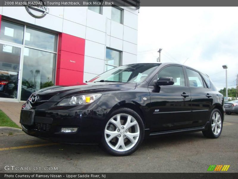 Black Mica / Black 2008 Mazda MAZDA3 s Touring Hatchback