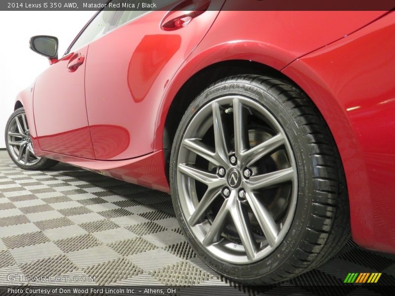 Matador Red Mica / Black 2014 Lexus IS 350 AWD