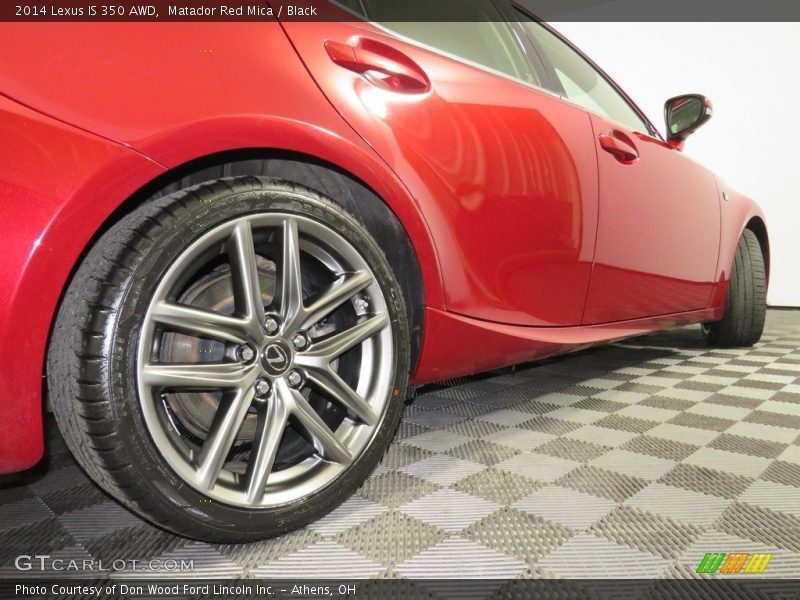 Matador Red Mica / Black 2014 Lexus IS 350 AWD
