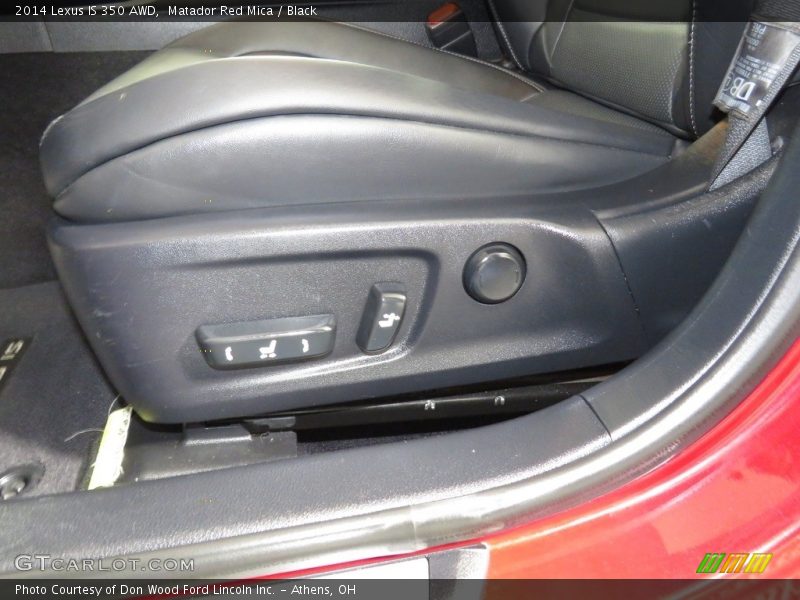 Matador Red Mica / Black 2014 Lexus IS 350 AWD