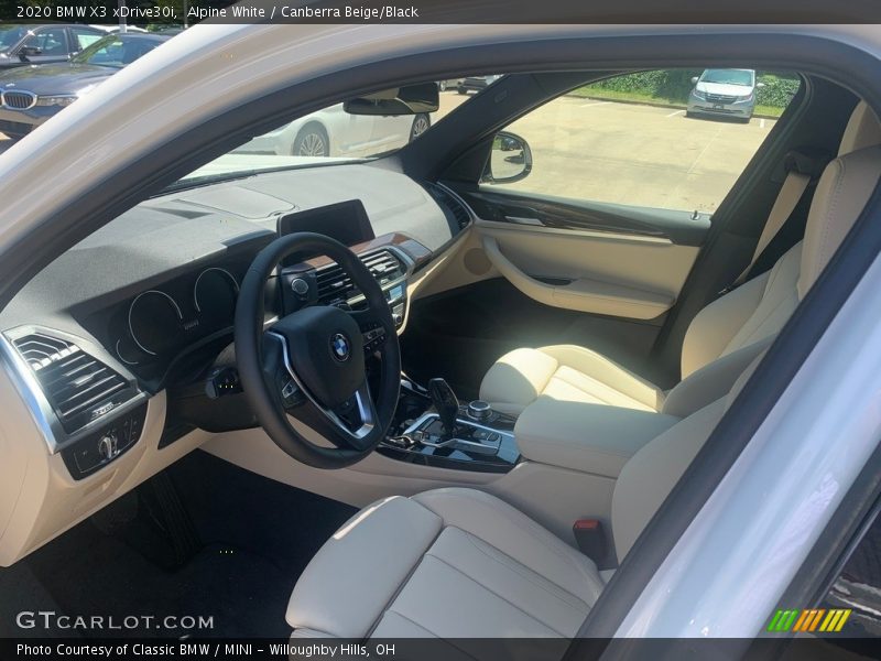 Alpine White / Canberra Beige/Black 2020 BMW X3 xDrive30i