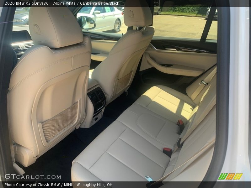 Alpine White / Canberra Beige/Black 2020 BMW X3 xDrive30i