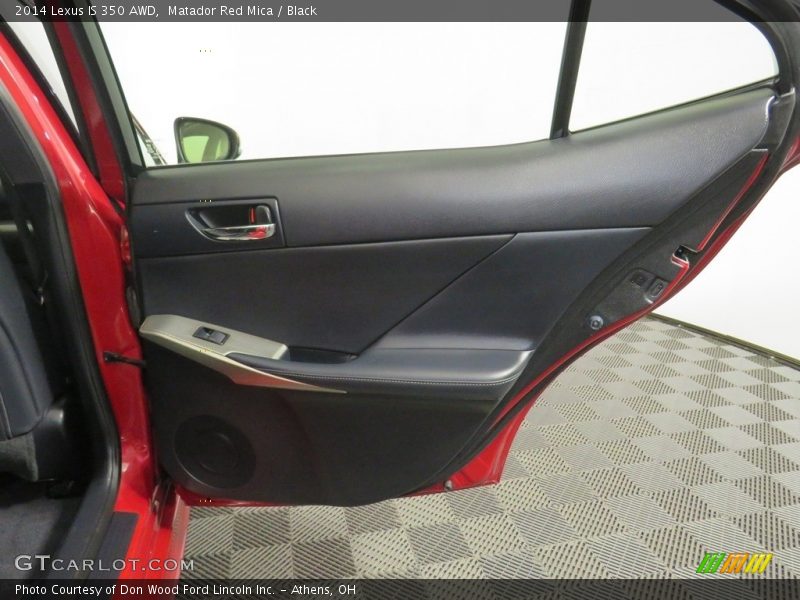 Matador Red Mica / Black 2014 Lexus IS 350 AWD