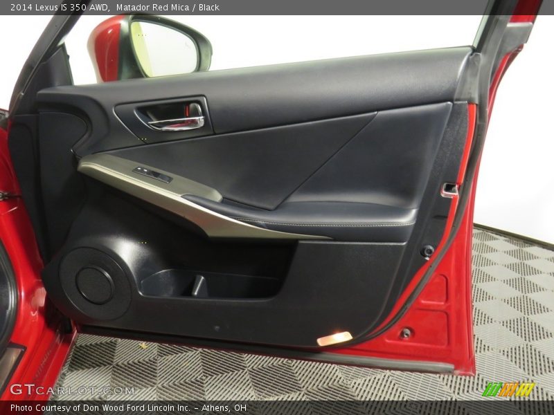 Matador Red Mica / Black 2014 Lexus IS 350 AWD