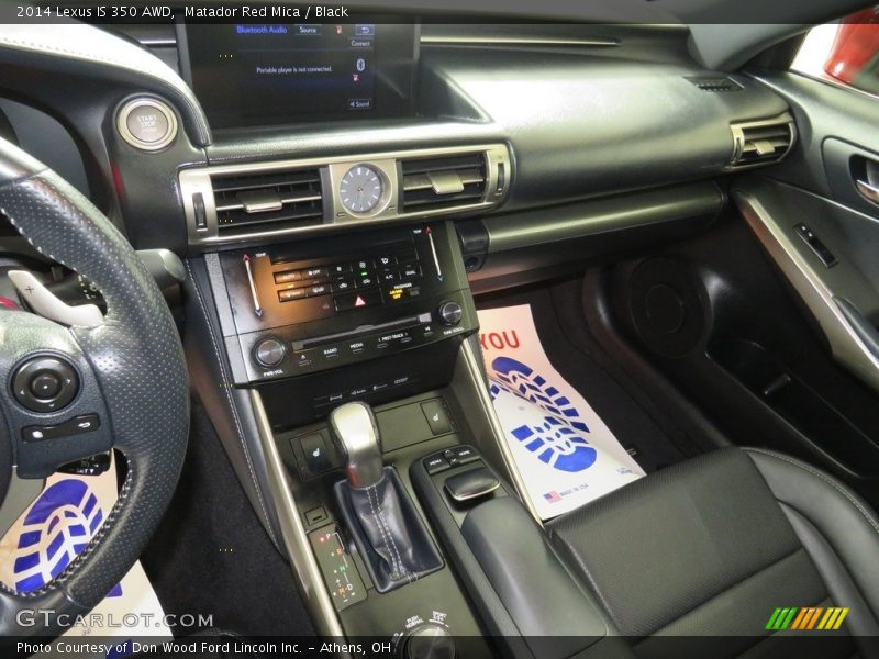 Matador Red Mica / Black 2014 Lexus IS 350 AWD