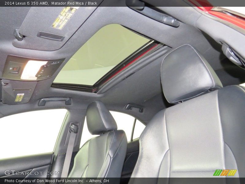 Matador Red Mica / Black 2014 Lexus IS 350 AWD