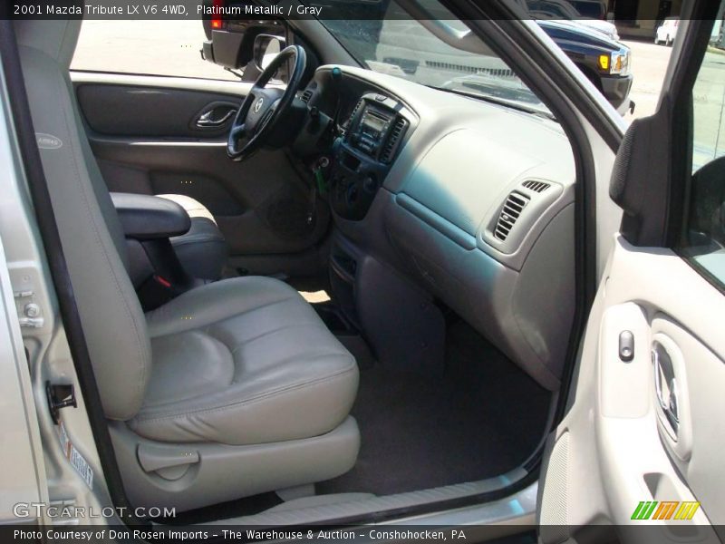 Platinum Metallic / Gray 2001 Mazda Tribute LX V6 4WD