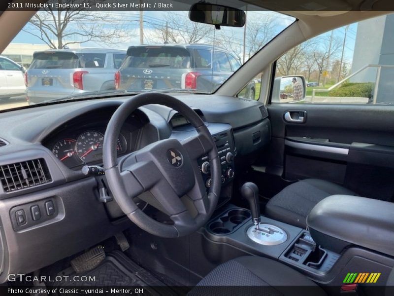 Quick Silver Metallic / Black 2011 Mitsubishi Endeavor LS