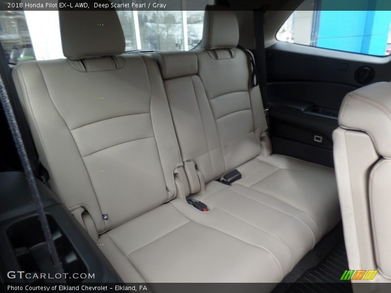 Deep Scarlet Pearl / Gray 2018 Honda Pilot EX-L AWD