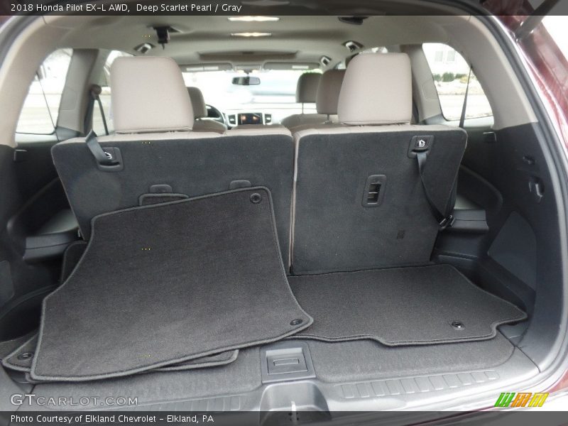 Deep Scarlet Pearl / Gray 2018 Honda Pilot EX-L AWD