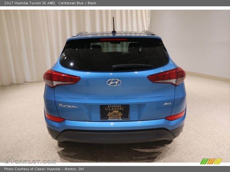 Caribbean Blue / Black 2017 Hyundai Tucson SE AWD