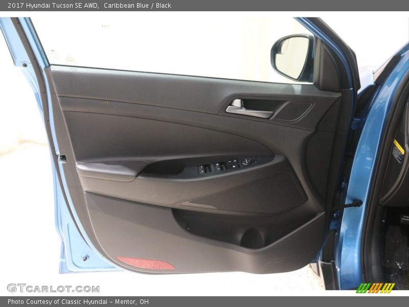 Caribbean Blue / Black 2017 Hyundai Tucson SE AWD