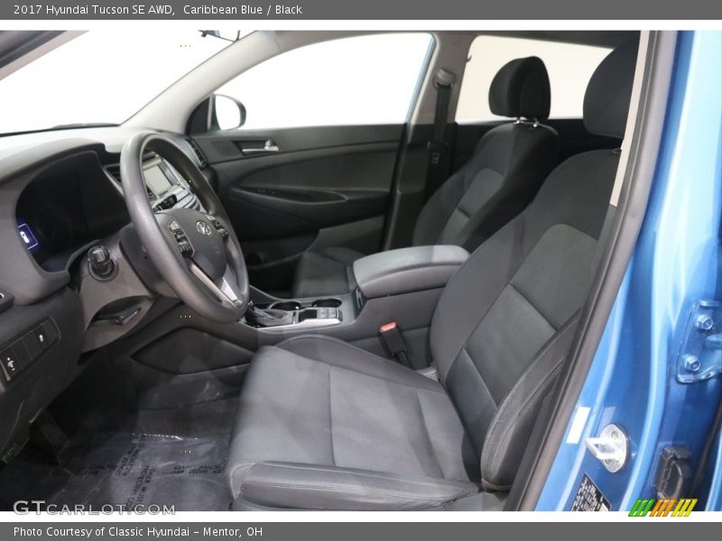 Caribbean Blue / Black 2017 Hyundai Tucson SE AWD