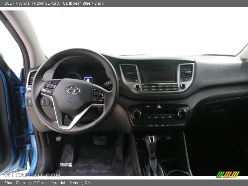 Caribbean Blue / Black 2017 Hyundai Tucson SE AWD