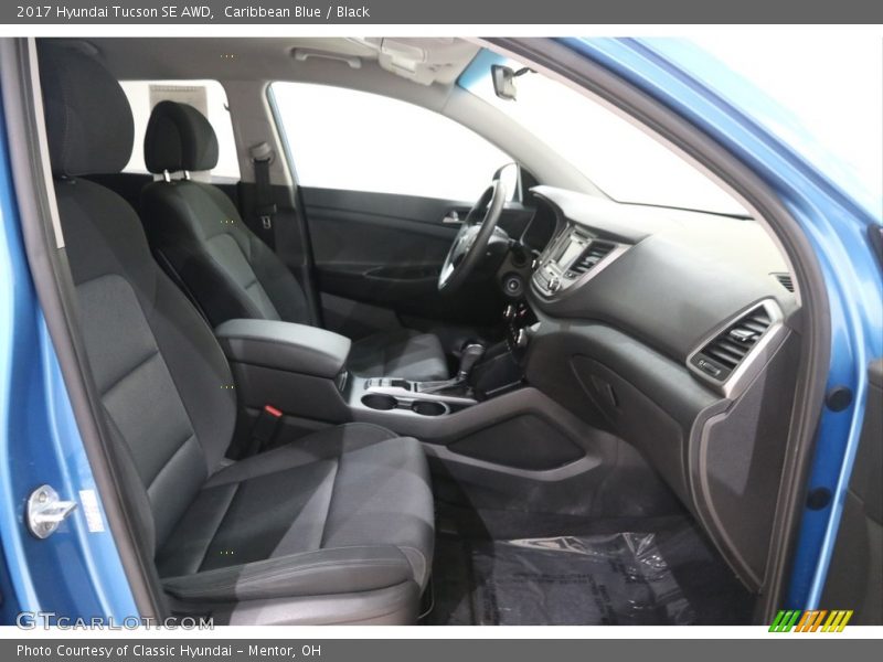 Caribbean Blue / Black 2017 Hyundai Tucson SE AWD