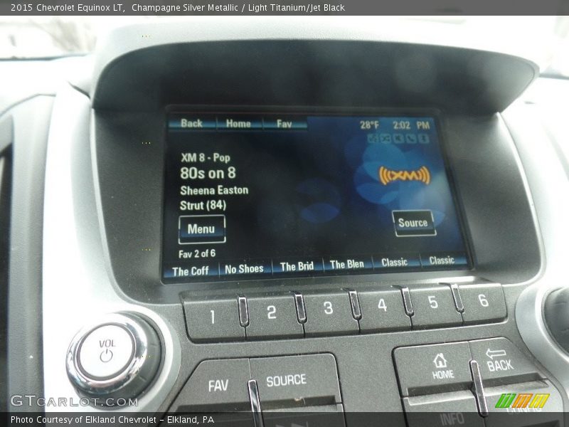 Controls of 2015 Equinox LT