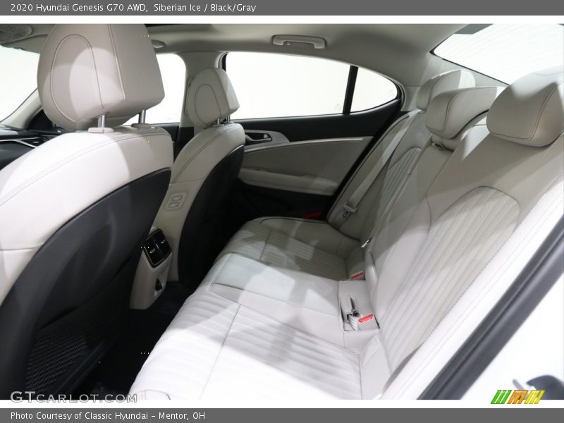 Rear Seat of 2020 Genesis G70 AWD