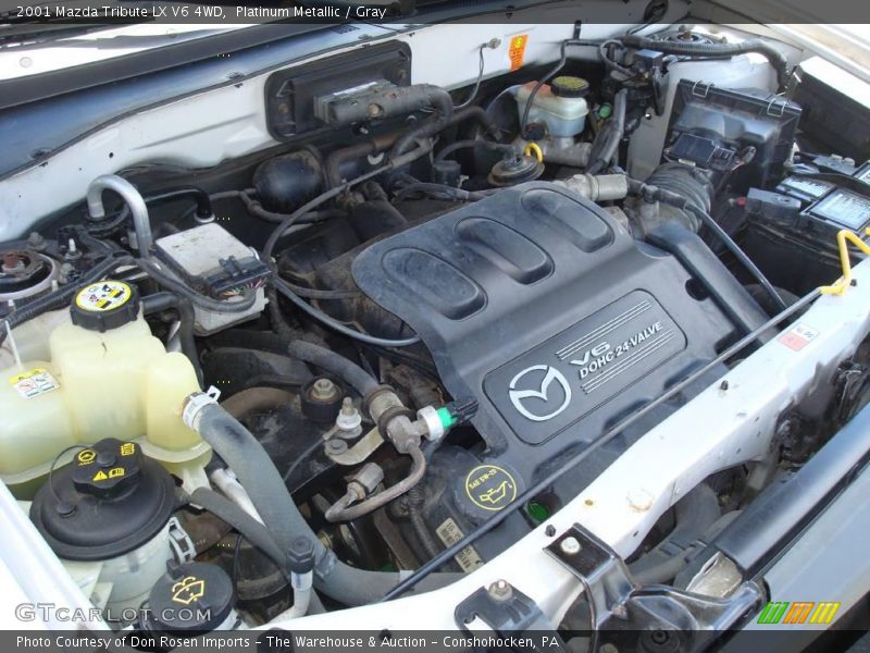 Platinum Metallic / Gray 2001 Mazda Tribute LX V6 4WD