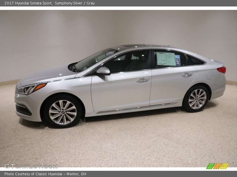 Symphony Silver / Gray 2017 Hyundai Sonata Sport