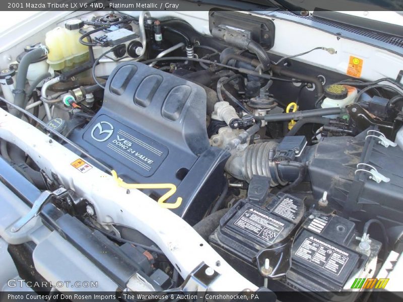 Platinum Metallic / Gray 2001 Mazda Tribute LX V6 4WD