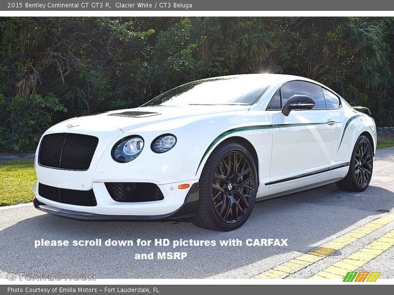 Glacier White / GT3 Beluga 2015 Bentley Continental GT GT3 R
