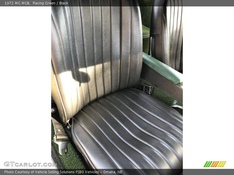 Front Seat of 1972 MGB 