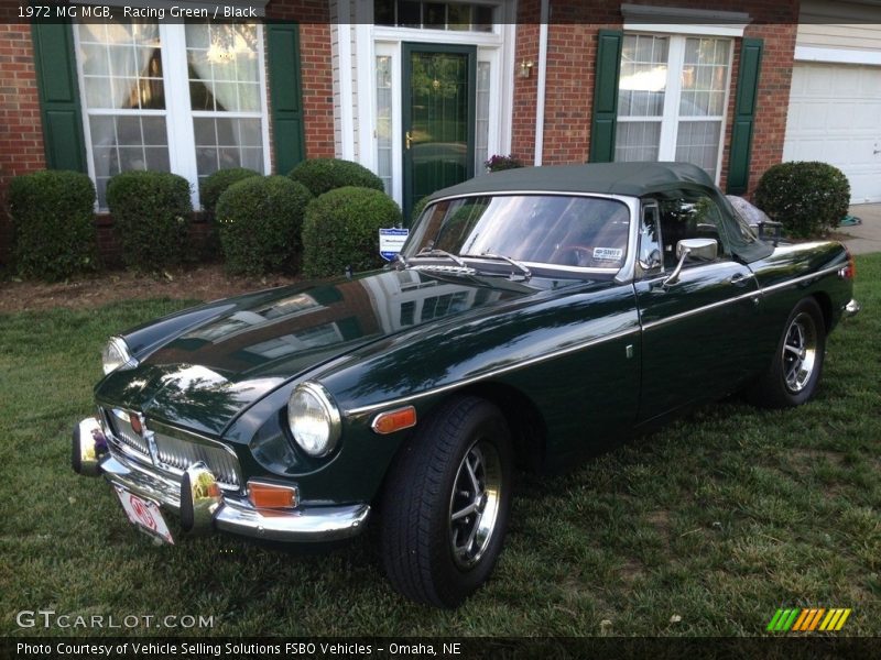 Front 3/4 View of 1972 MGB 