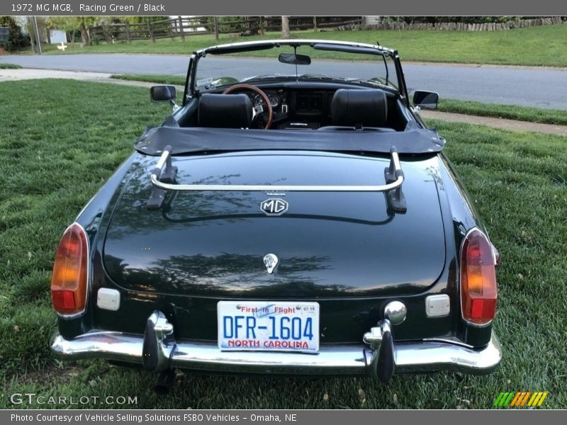 Racing Green / Black 1972 MG MGB