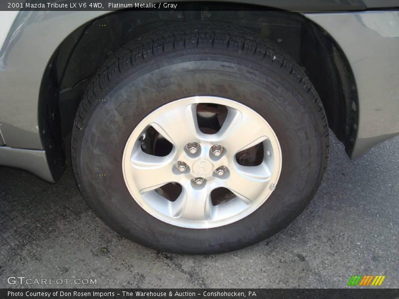 Platinum Metallic / Gray 2001 Mazda Tribute LX V6 4WD