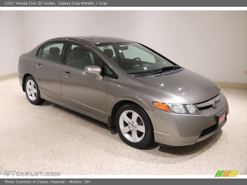 Galaxy Gray Metallic / Gray 2007 Honda Civic EX Sedan